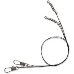 BAS DE LIGNE ACIER ZEBCO TROPHY 1X7 ROLLING - PAR 2