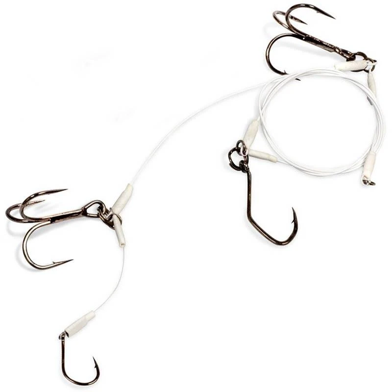 BAS DE LIGNE MR. PIKE GHOST TRACES BAIT-RELEASE-RIG