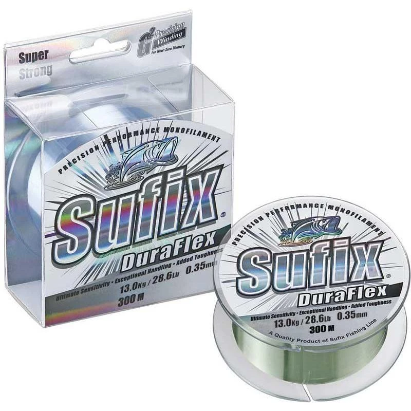NYLON SUFIX DURAFLEX CLEAR - 300M