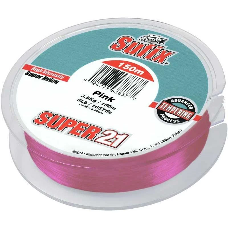 NYLON SUFIX SUPER 21 ROSE - 300M