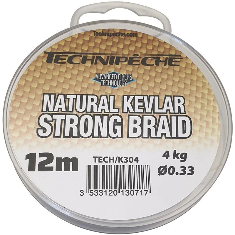 TRESSE A BAS DE LIGNE TECHNIPĂŠCHE KEVLAR NATUREL