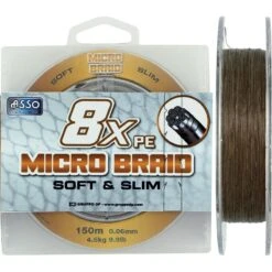 TRESSE ASSO MICRO BRAID 8X MARRON - 150M