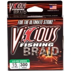 TRESSE CARNASSIER VICIOUS FISHING - VERT - 274M