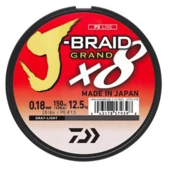 TRESSE DAIWA J-BRAID GRAND X8 - CHARTREUSE - 135M