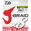 TRESSE DAIWA J BRAID X 8 CHARTREUSE - 150M