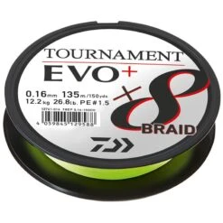 TRESSE DAIWA TOURNAMENT 8 BRAID EVO+ - CHARTREUSE - 135M