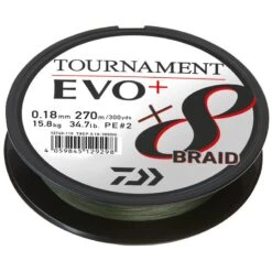TRESSE DAIWA TOURNAMENT 8 BRAID EVO+ - VERT - 270M