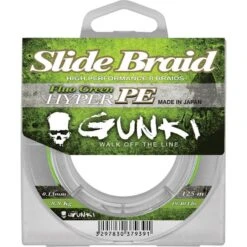 TRESSE GUNKI SLIDE BRAID 125 FLUO GREEN - 125M