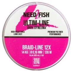 TRESSE NEED2FISH ULTIME LINE 12 BRINS - MULTICOLOR - 130M