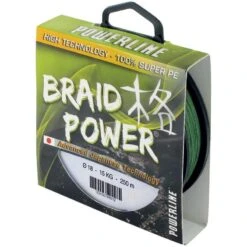 TRESSE POWERLINE BRAID POWER - VERT - 130M