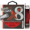 TRESSE POWERLINE BRAID POWER X8 ROUGE - 135M