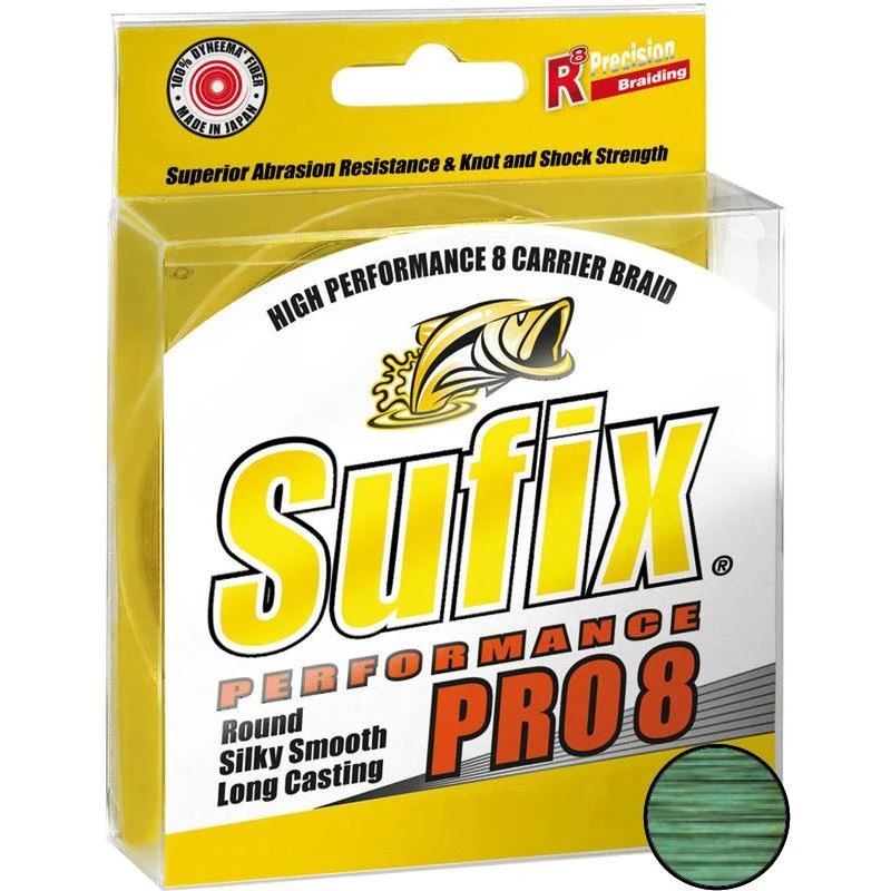 TRESSE SUFIX PERFORMANCE PRO 8 VIS GREEN - 135M