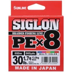 TRESSE SUNLINE SIGLON BRAID PE 8X MULTICOLOR - 600M
