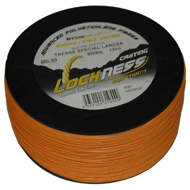 TRESSE TECHNIPĂŠCHE LOCH NESS ORANGE - 135M
