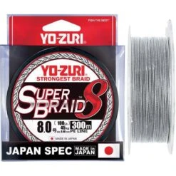 TRESSE YO-ZURI SUPERBRAID 8X ARGENT - 150M